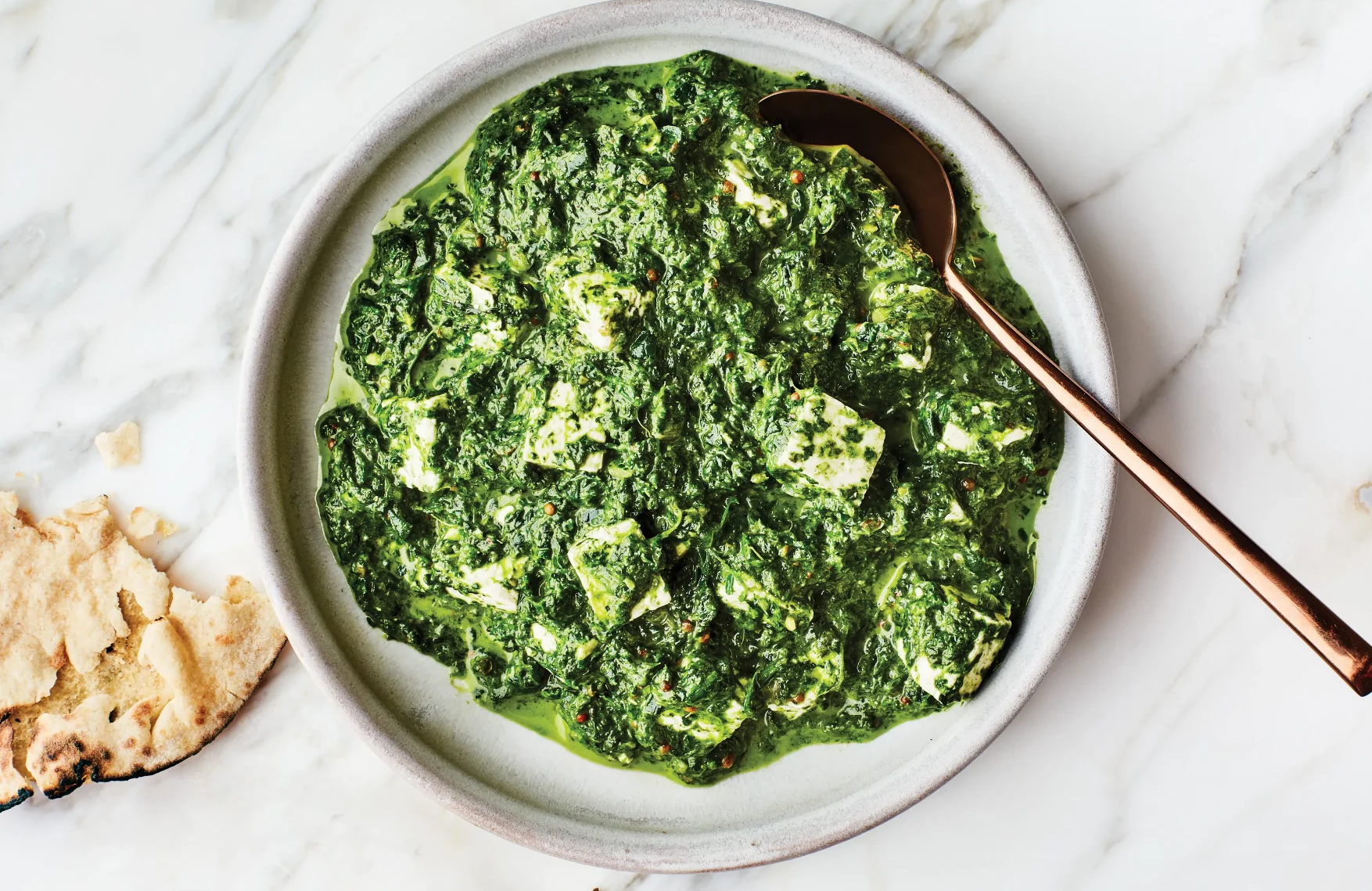 Indian Paneer (Creamy Spinach Dish)
