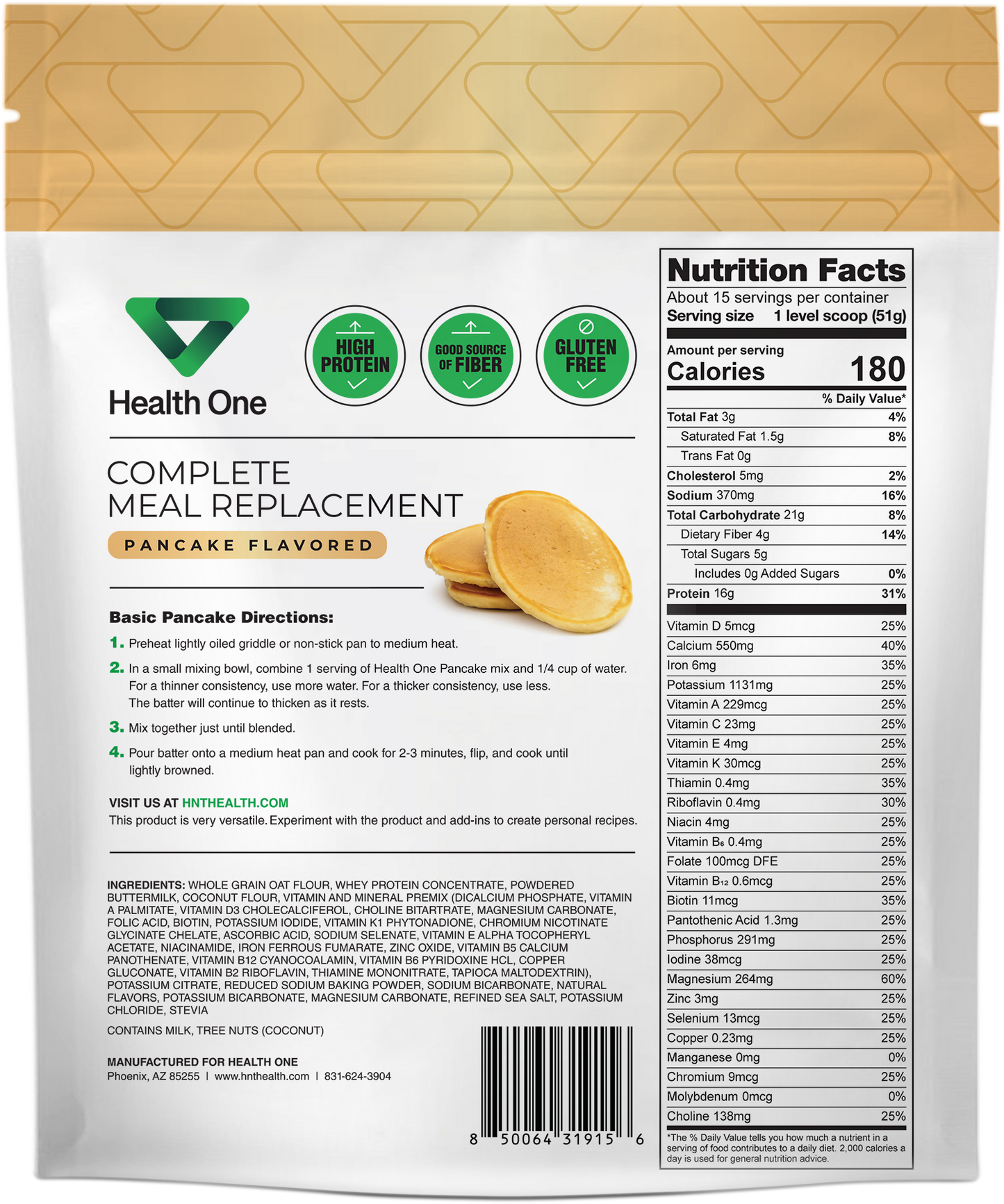 Health One Pancake