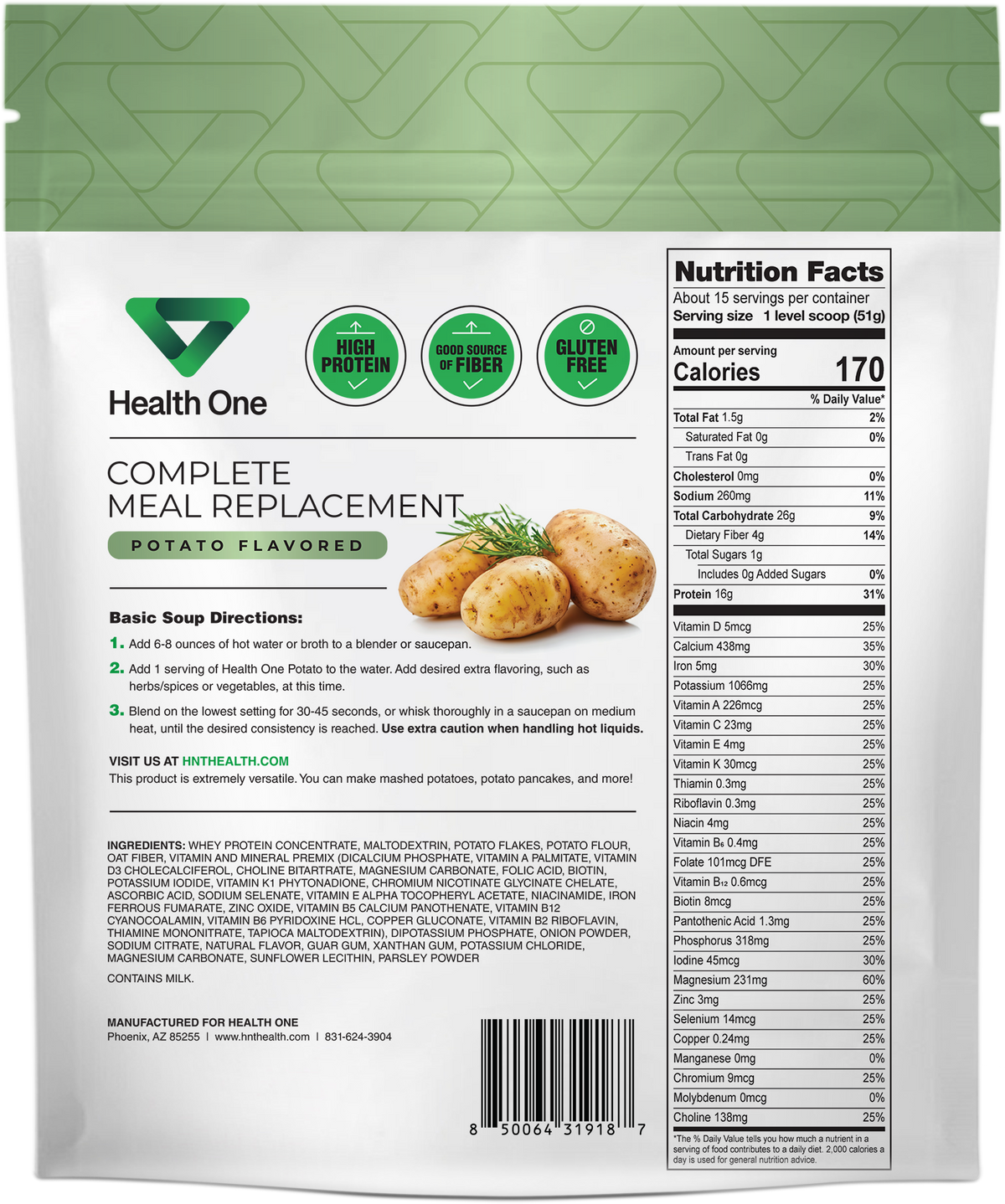 Health One Potato