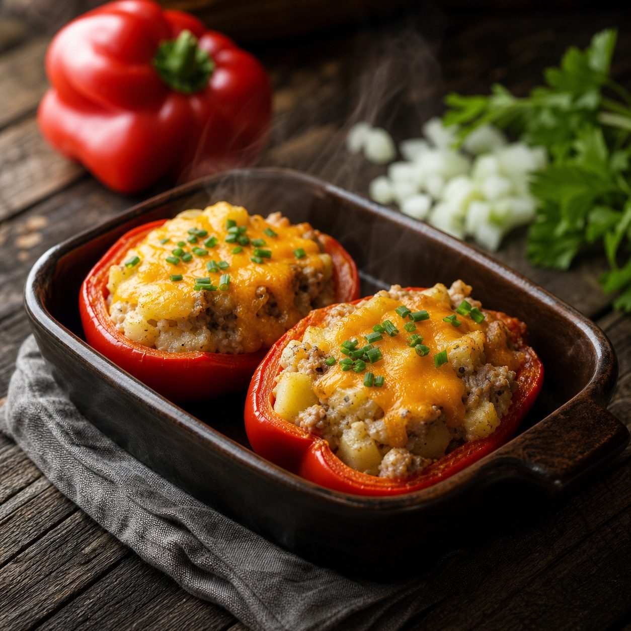 Protein-Packed Stuffed Peppers