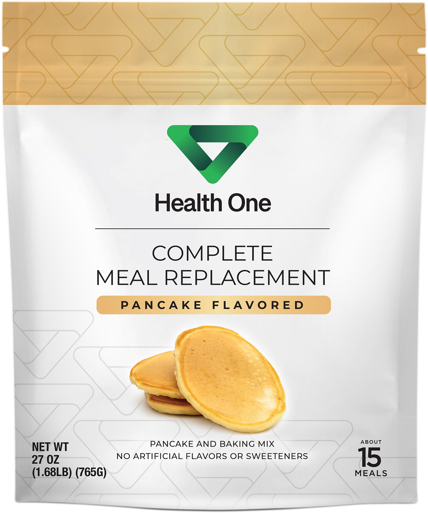 Health One pancake pouch, front